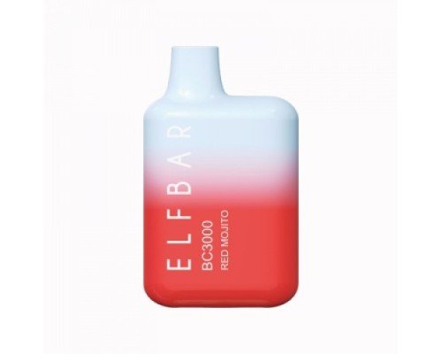 Купить Электронная сигарета Эльф Бар 3000 затяжек Красный Мохито (Elf Bar BC 3000 Red Mojito) по оптовой цене
